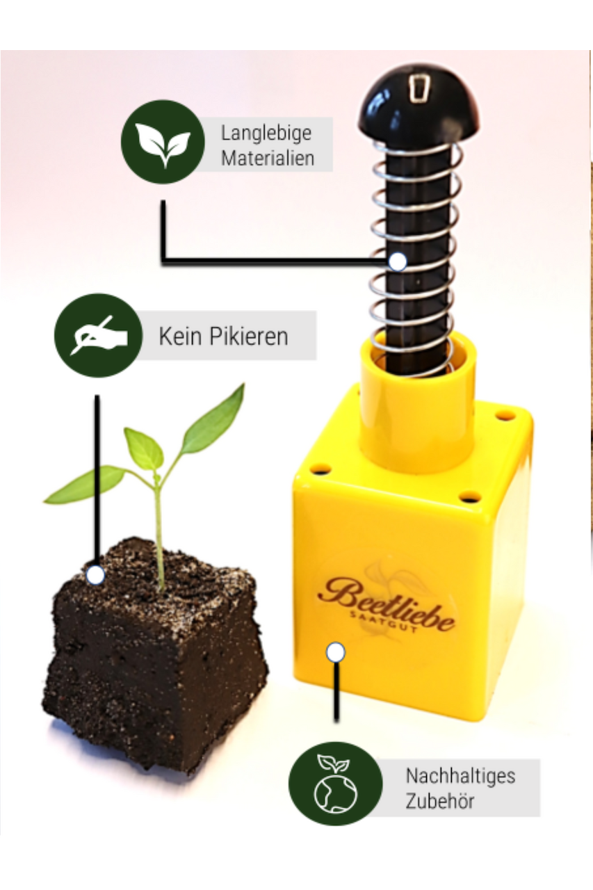 Erdtopfpresse für Hobbygärtner & Profis