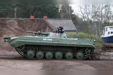 Panzer fahren BMP: Partnergutschein