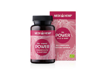 MEDIHEMP Bio Power Cordyceps militaris-HATCHA® Kapseln
