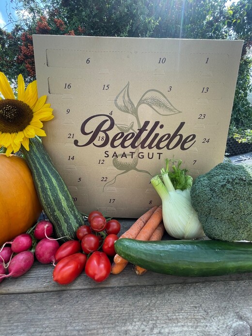 BIO-Saatgut Adventskalender - Garten Gemüse Blumen [samenfest]