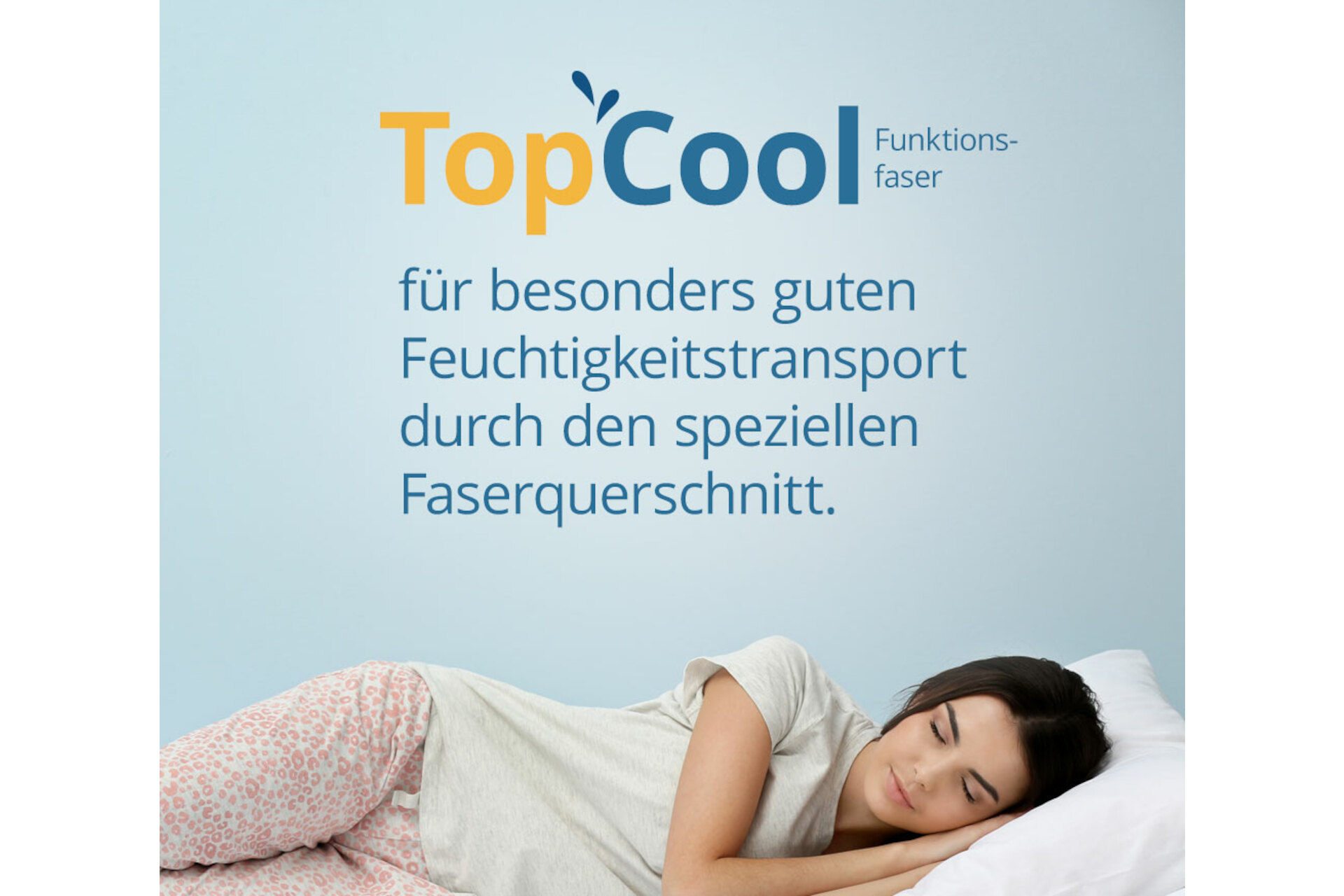 Kühlendes Kopfkissen (TopCool) gegen Schwitzen