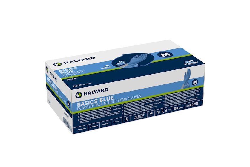 HALYARD BASICS Blue Nitril-Handschuhe Box