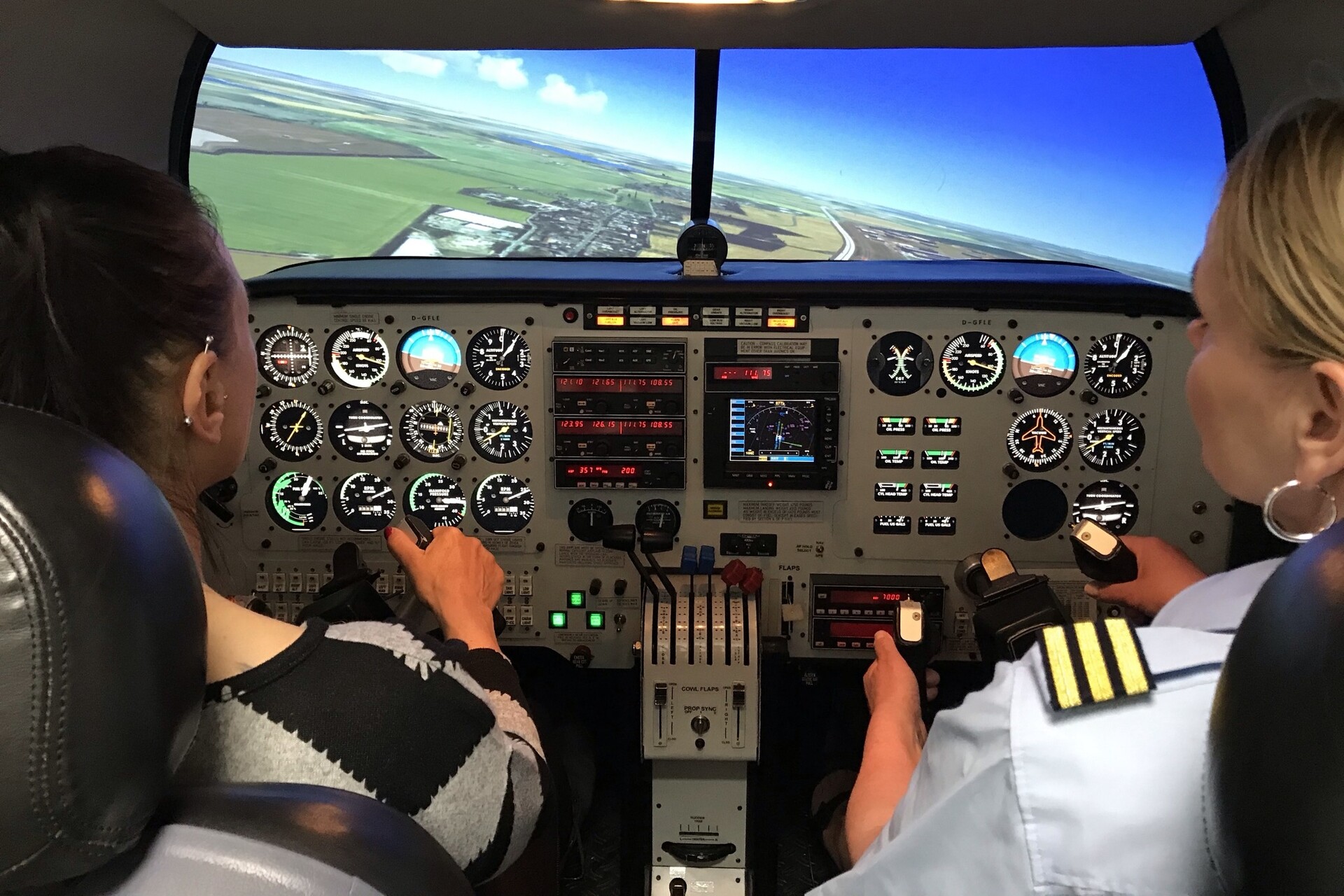 Flugsimulator Piper PA-34