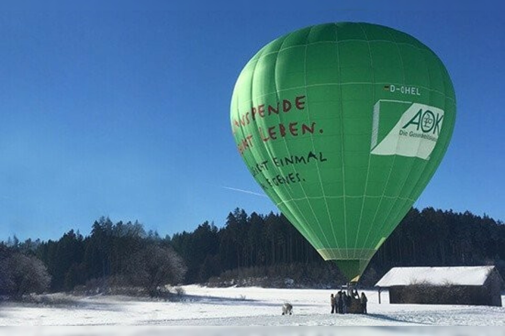 Ballonfahrt Sonnenaufgang