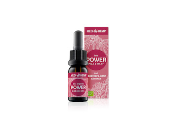 MEDIHEMP Bio POWER Cordyceps militaris-Extrakt & Hanf