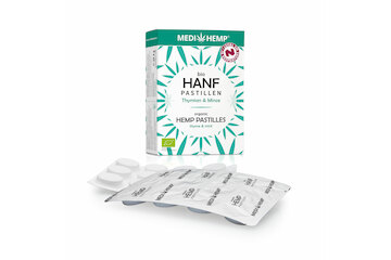Medihemp Bio Hanfpastillen Thymian & Minze