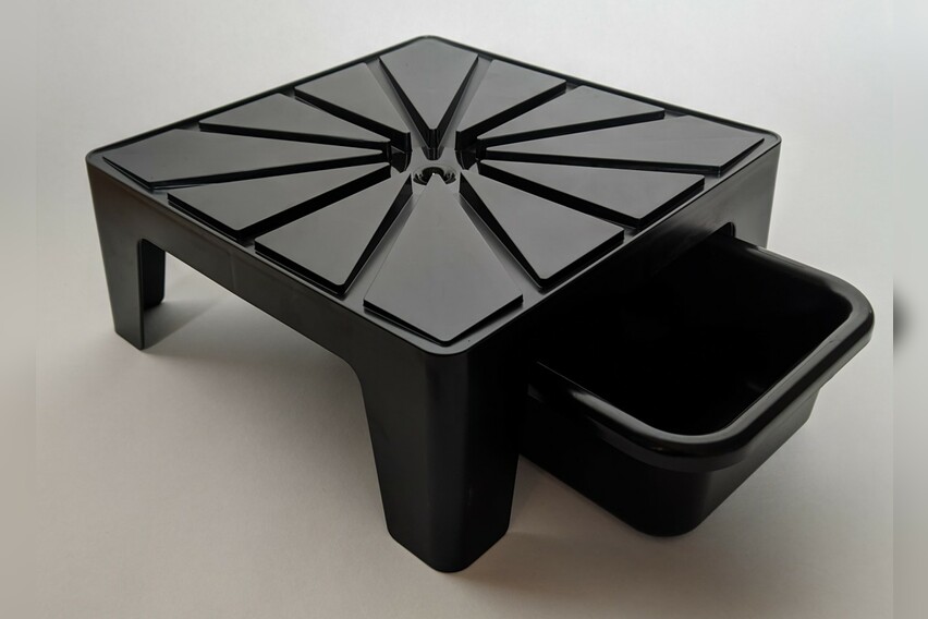 Drain Stand - Pflanzentopf mit Schale - Messhilfe