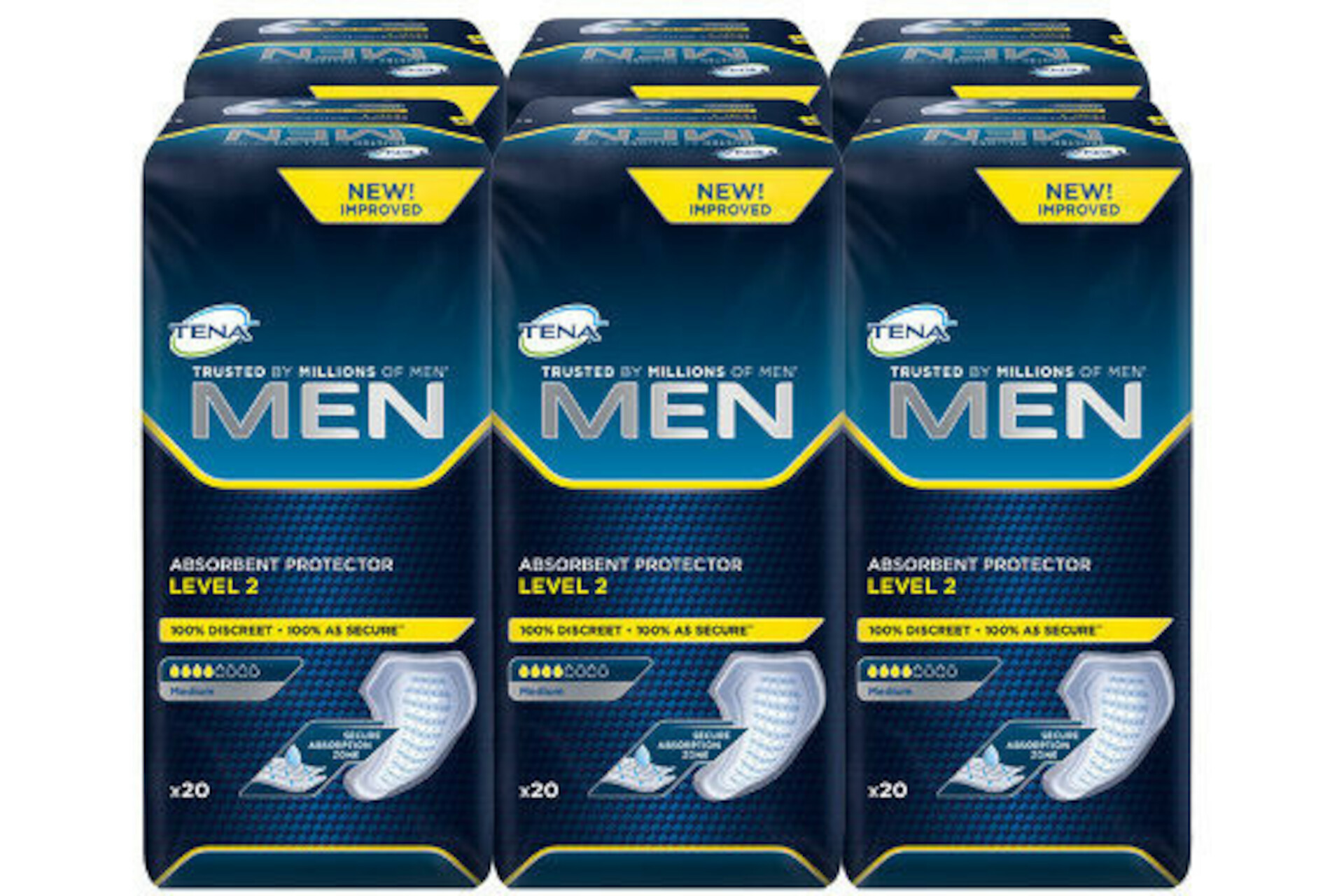 TENA MEN Level 2 6 x 20
