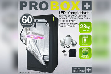 LED-Komplettset Basic60 - NOVA P2 205W LED-Pflanzenlicht-SET