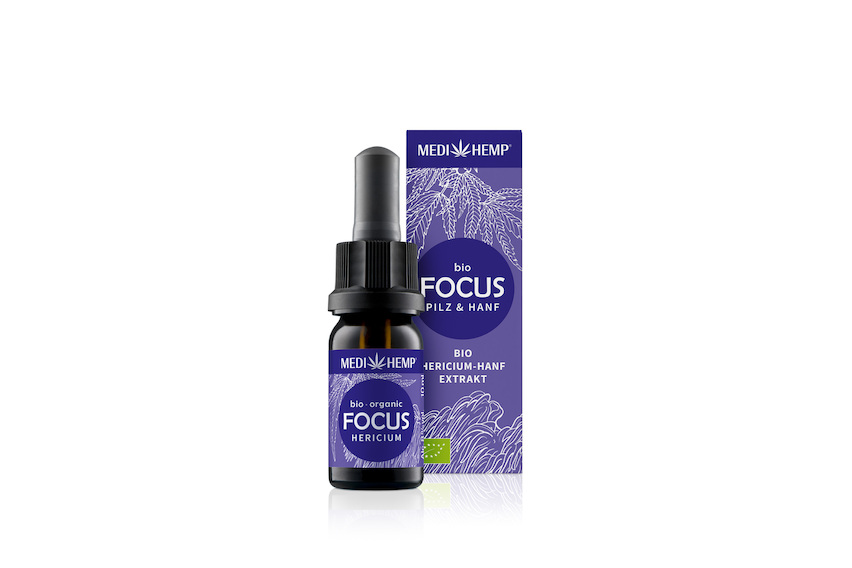 MEDIHEMP Bio FOCUS Hericium-Extrakt & Hanf