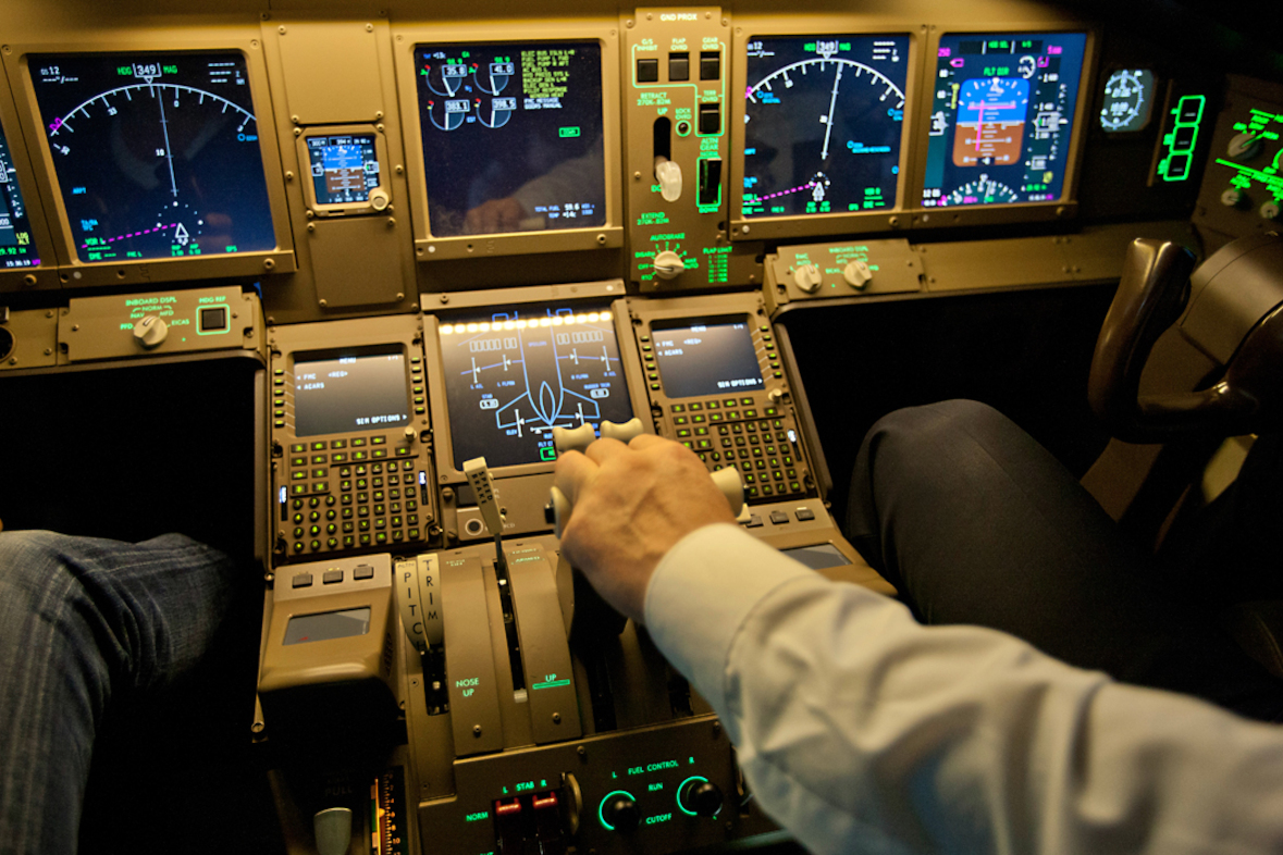Flugsimulator Boeing 777