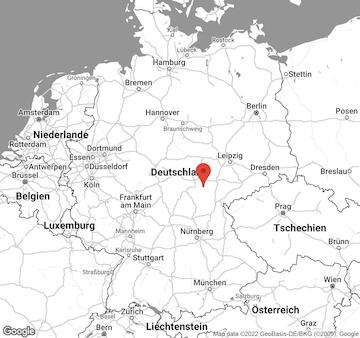 Karte von Segway-Tour Rudolstadt-City