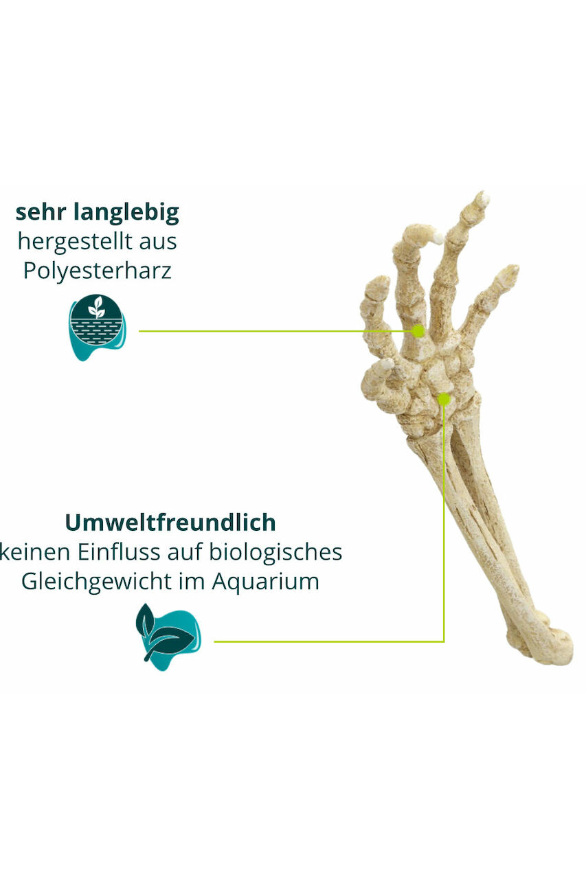Aqua Della Skeleton Hand