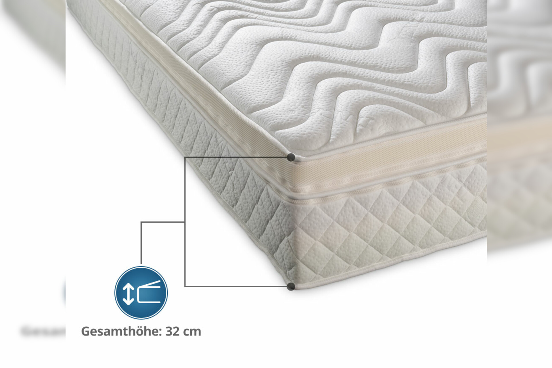 „LUXI“ Boxspringmatratze als Kaltschaum-Matratzensystem