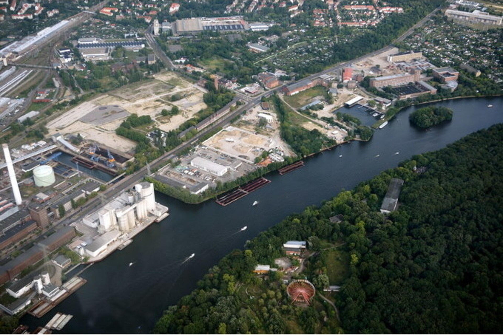 Rundflug über Berlin und Potsdam