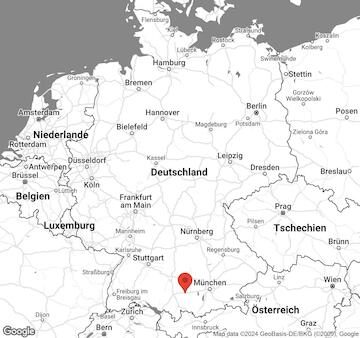 Karte von Rundflug über München