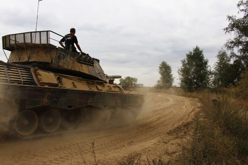 Mitfahren im Panzer