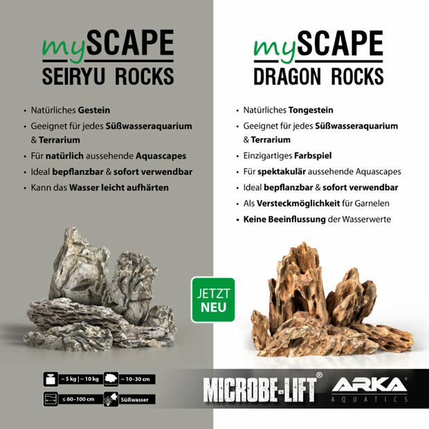 Arka myScape-Rocks Seiryu 10 Kg