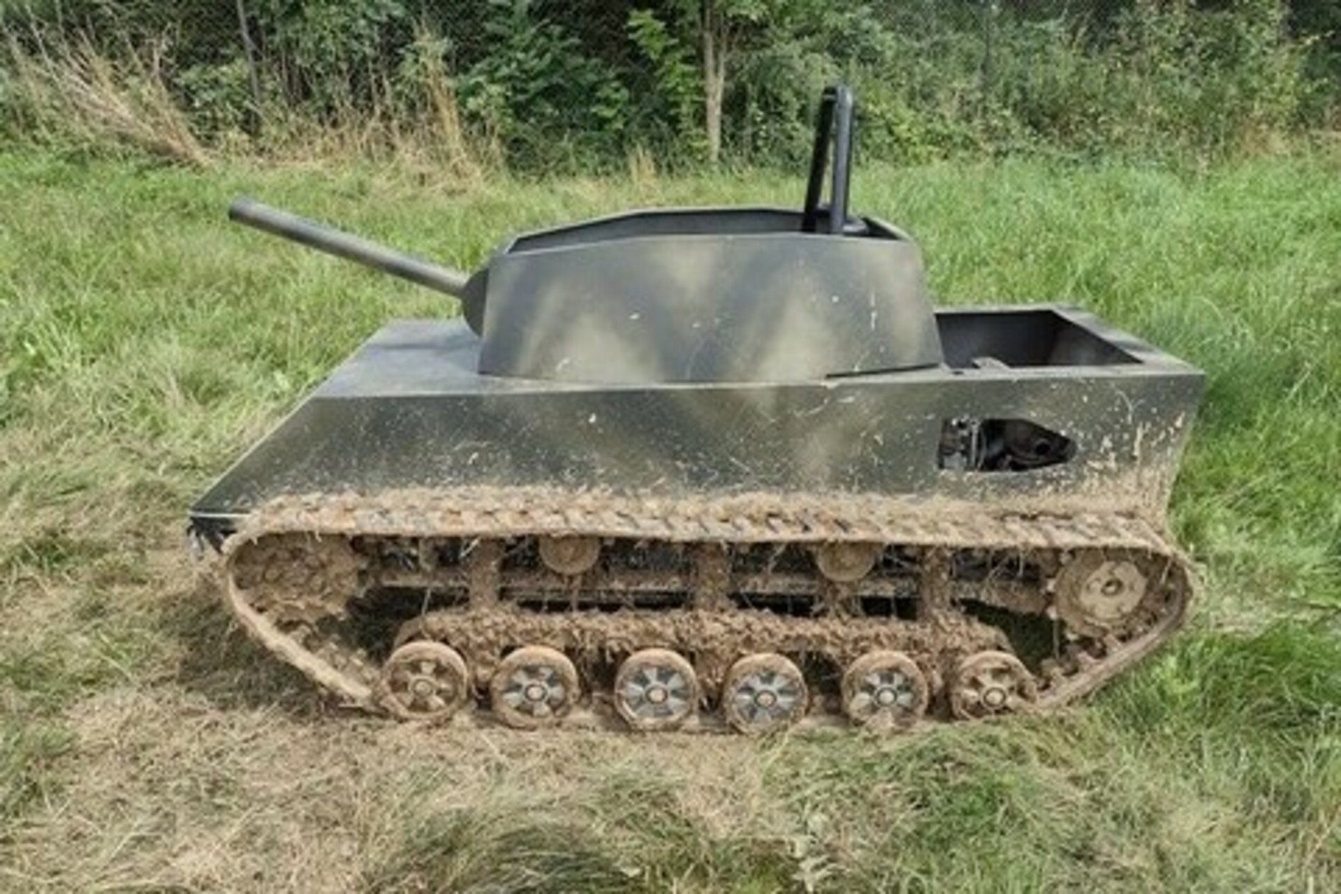 Mini Panzer fahren