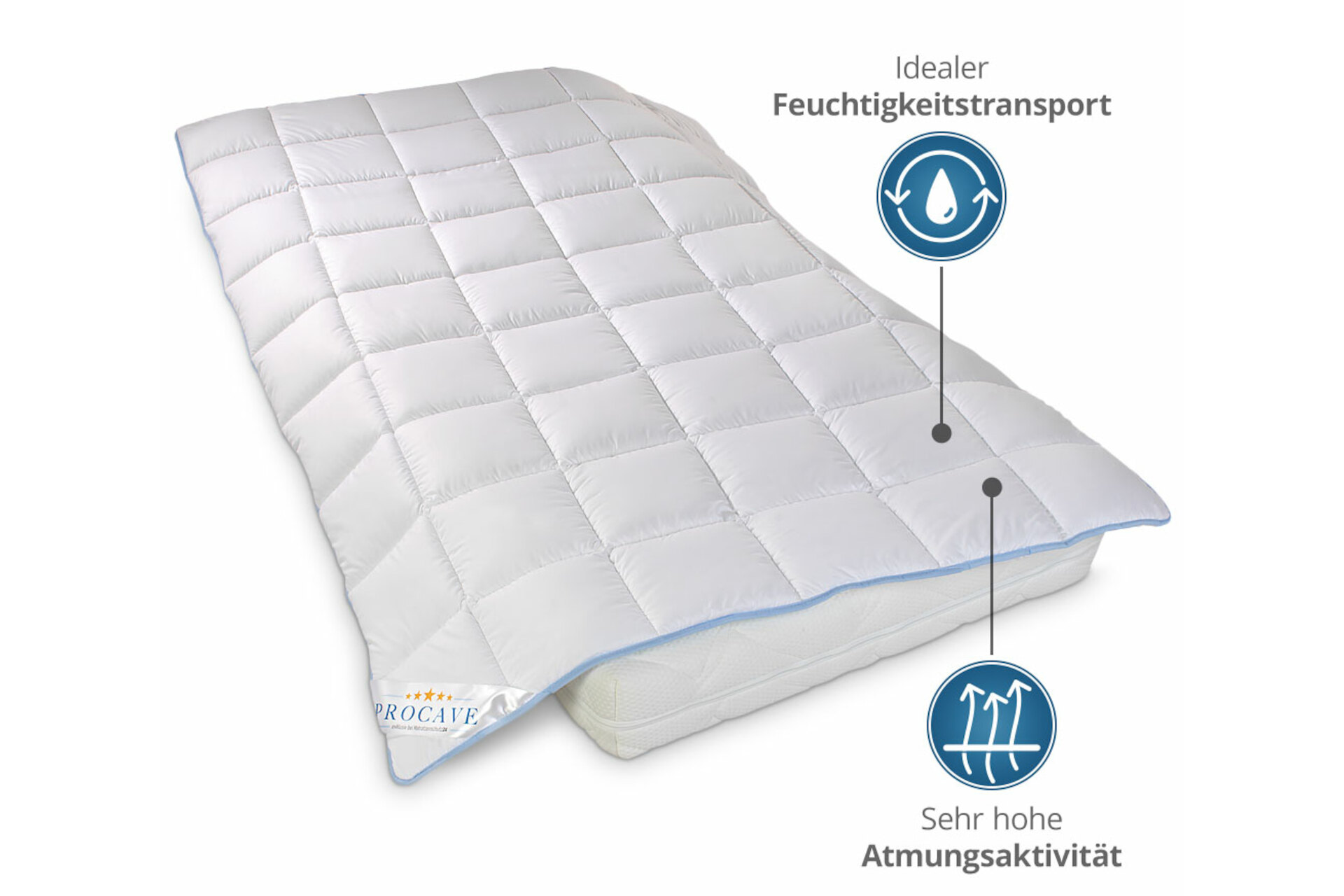 TopCool kochfeste Qualitäts-Ganzjahresdecke