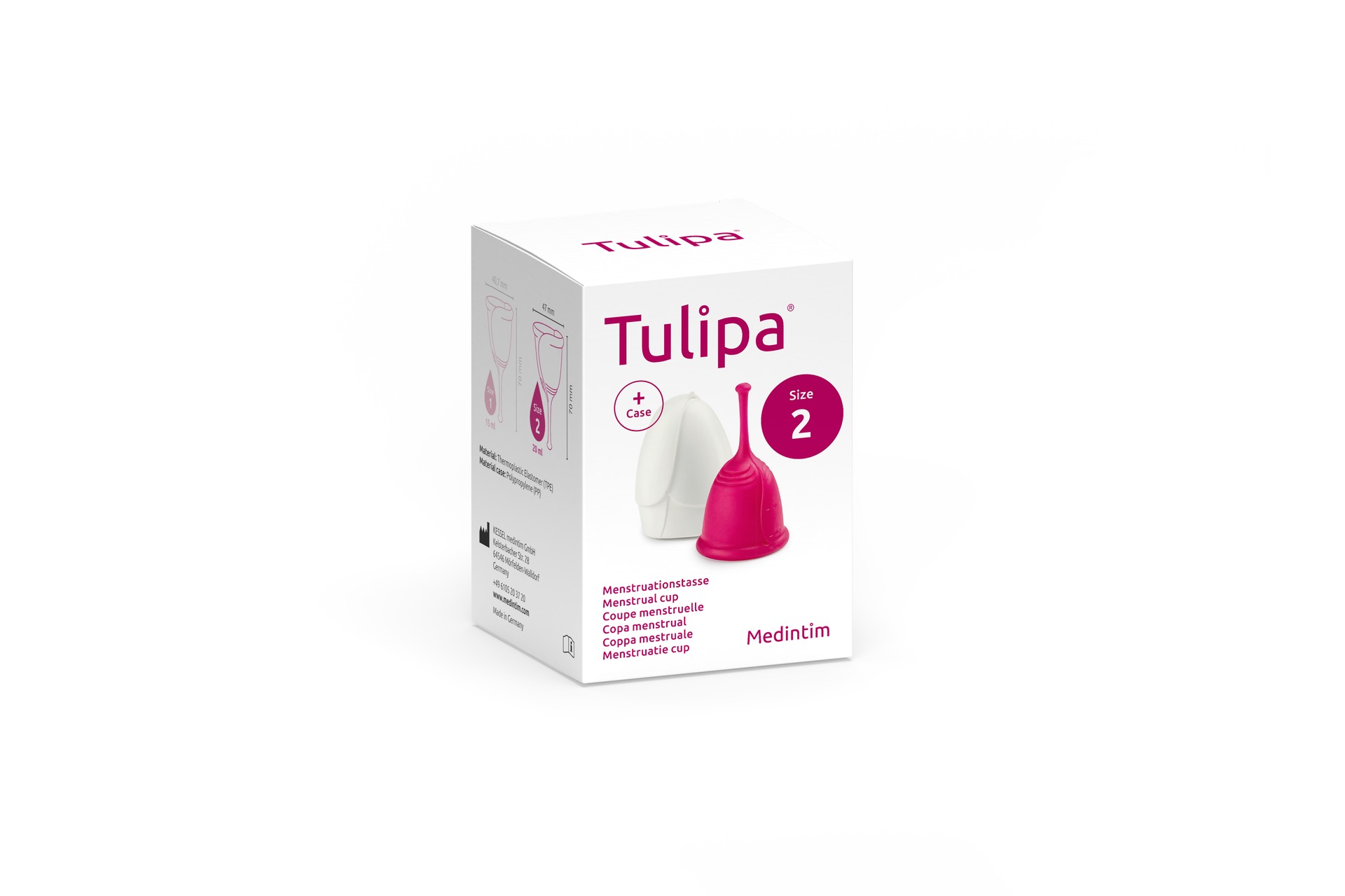 Tulipa Menstruationstasse Größe 2