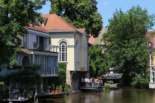 Jüdische kleine Synagoge, über der Wera