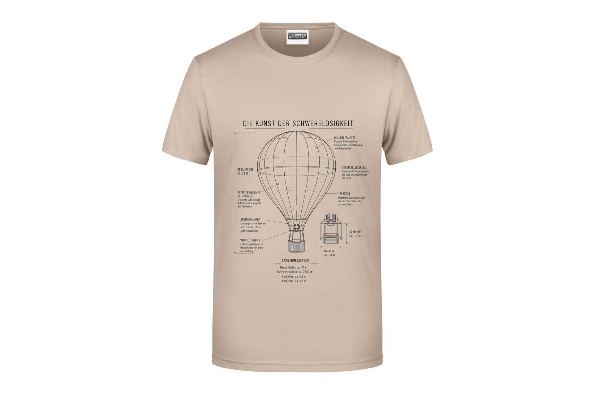T-Shirt Die Kunst der Schwerelosigkeit