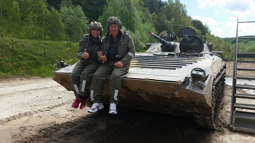 Panzer fahren | Gotha | TrĂĽgleben | ThĂĽringen | Erfurt Bild zum Artikel: Panzer fahren | Gotha | Aschara | Erfurt