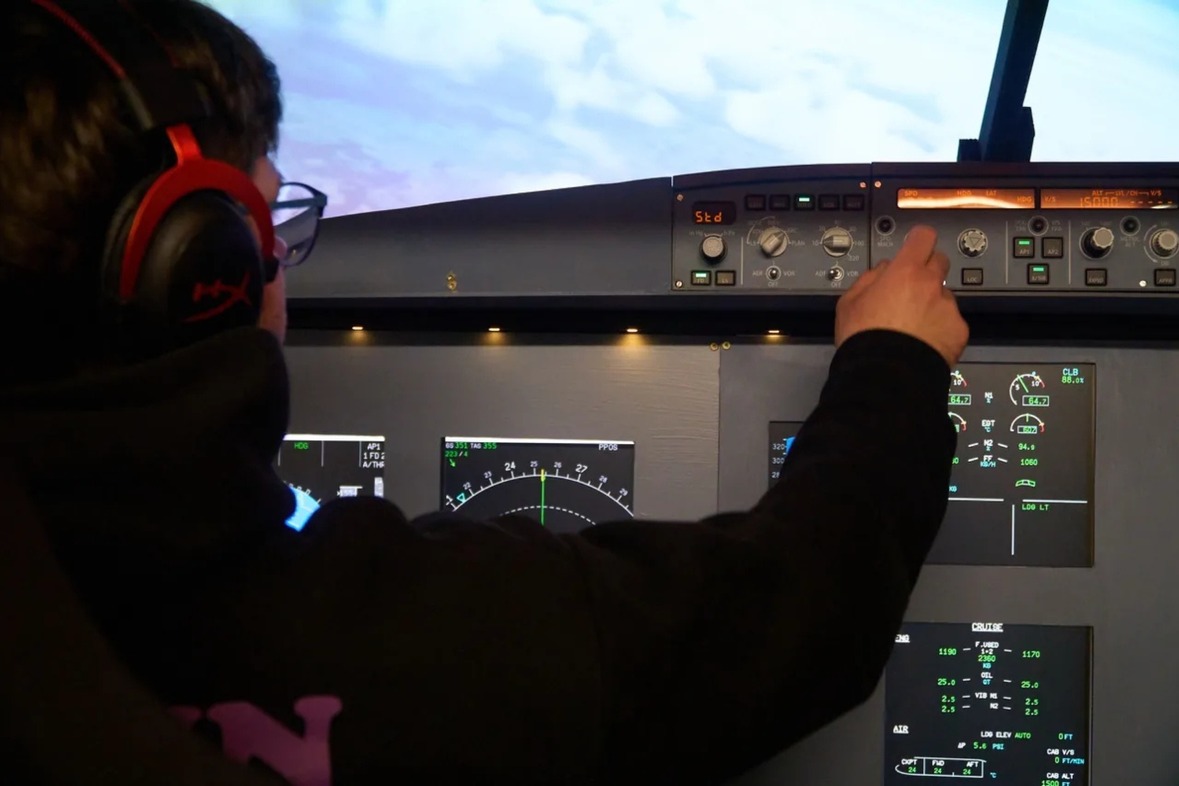 Flugsimulator Airbus A320 Long Flight