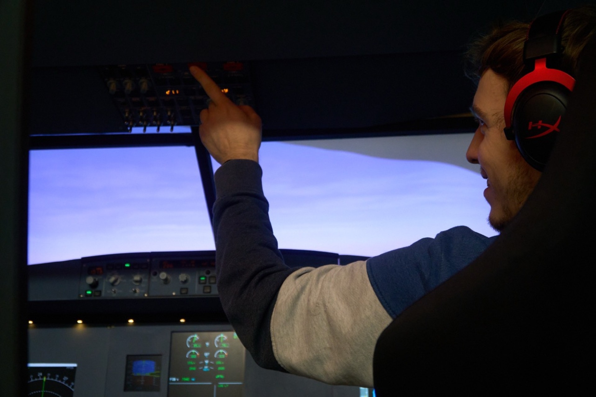 Flugsimulator Airbus A320 Long Flight