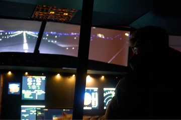 Flugsimulator Airbus A320 Long Flight