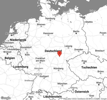 Karte von Segway-Tour Talsperre Leibis-Lichte