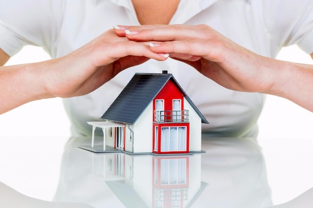 Versicherung, Haus, Gebäude, Schutz, Dach, Eigenheim, schützen, versichern