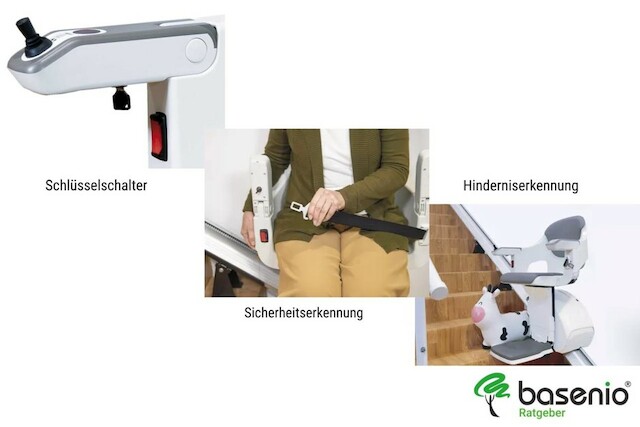 Treppenlift S100 Sicherheit