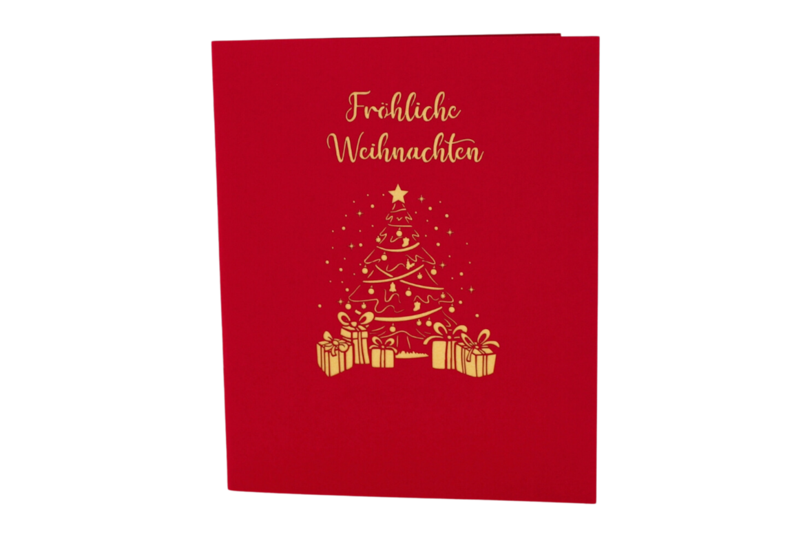 3D Geschenkkarte Weihnachten