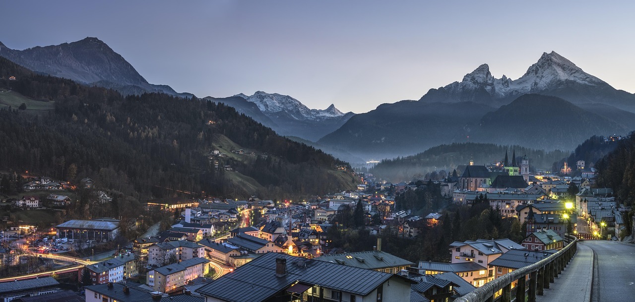 Ballonfahrt &uuml;ber den Berchtesgadener Alpen
