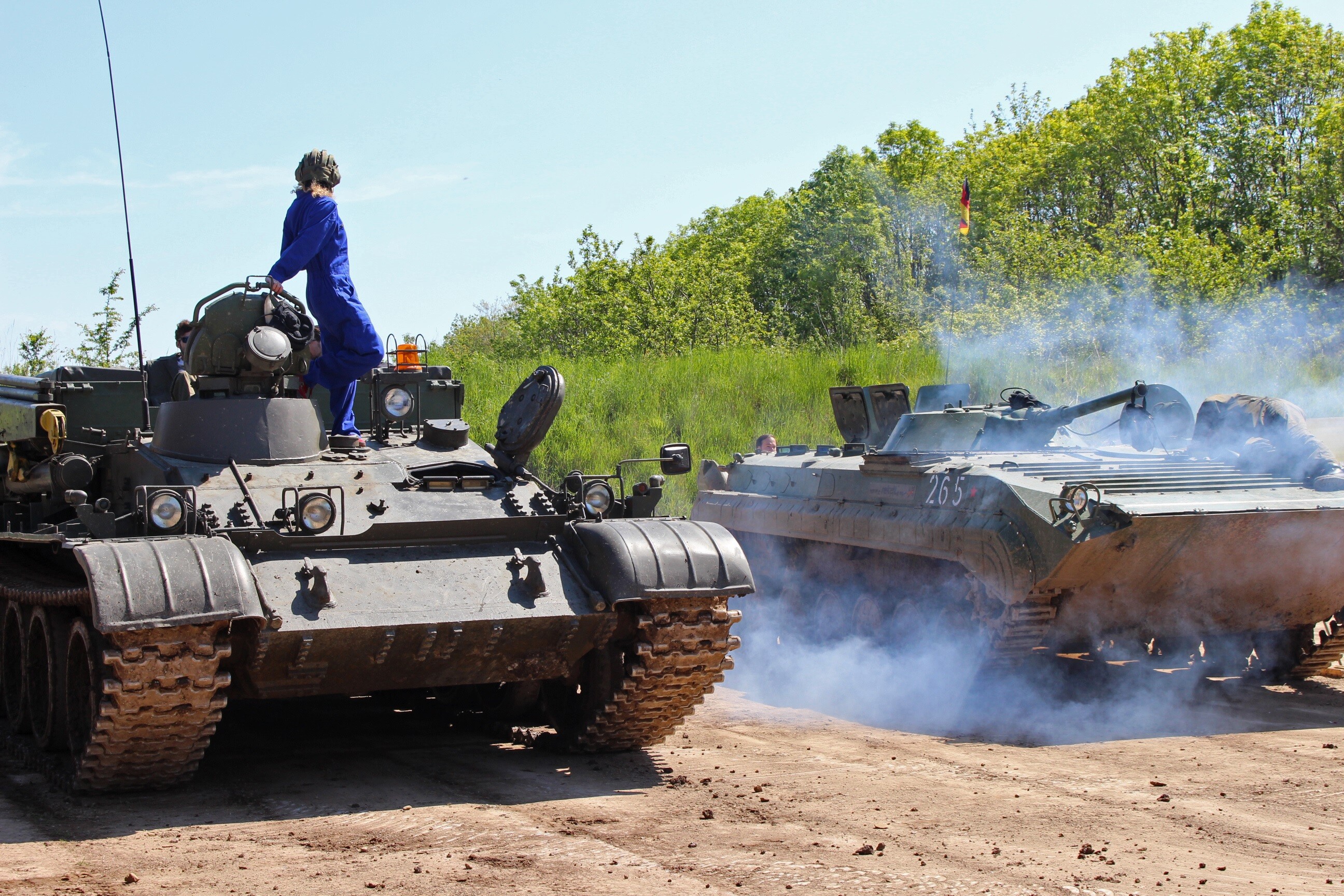 T-72 Panzer in Gotha, Foto basenio.de