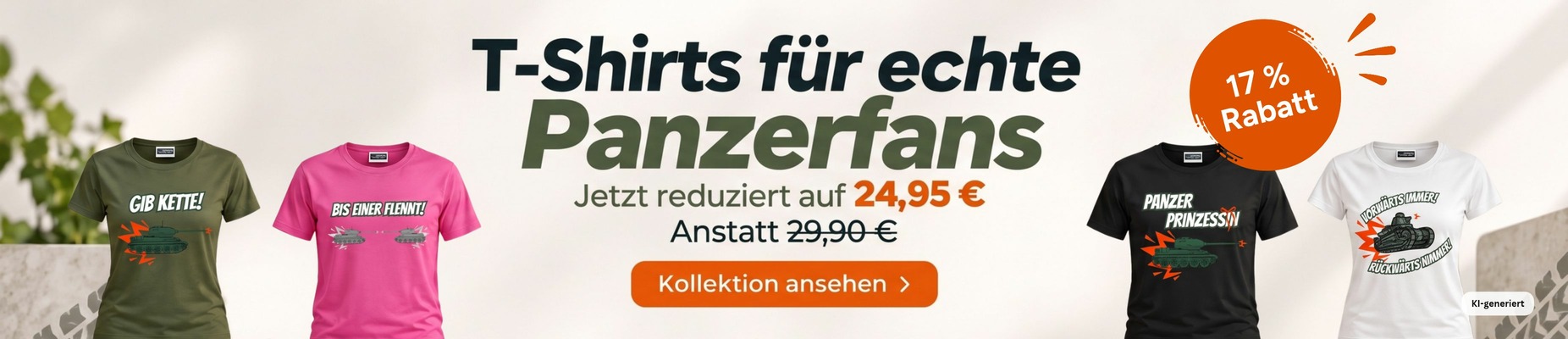 T-Shirts für echte Panzerfans | ©basenio