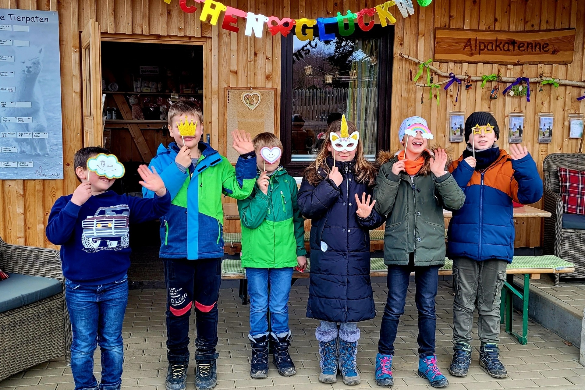 Kindergeburtstag bei den Alpakas