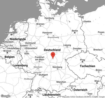 Karte von Ballonfahrt