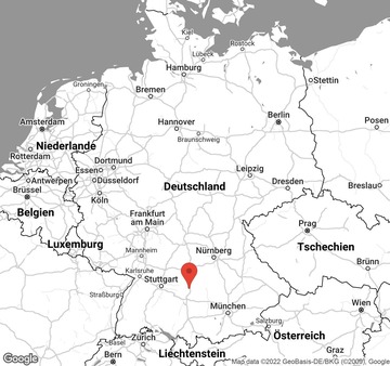 Karte von Ballonfahrt