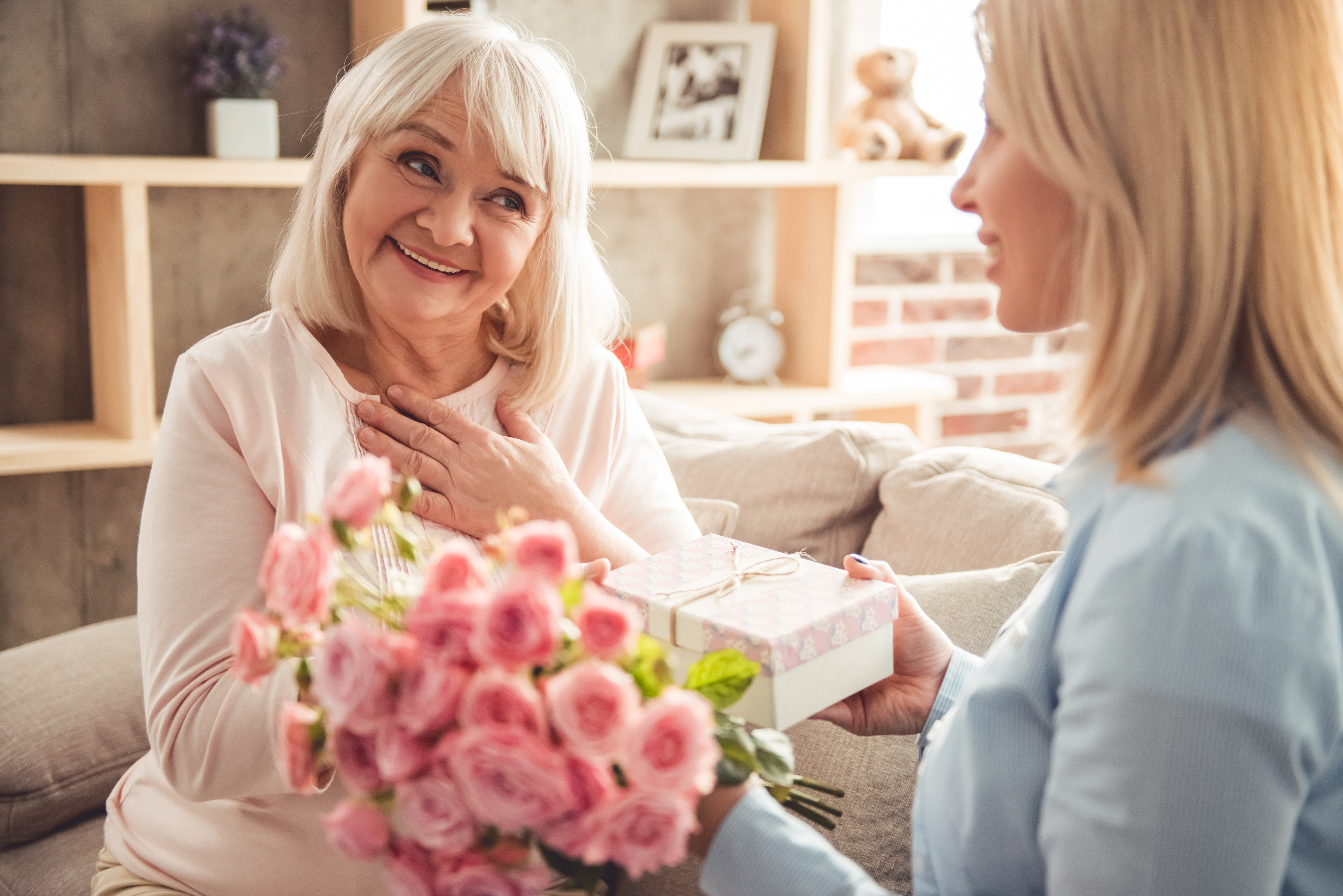 Blumen Muttertag Geschenk