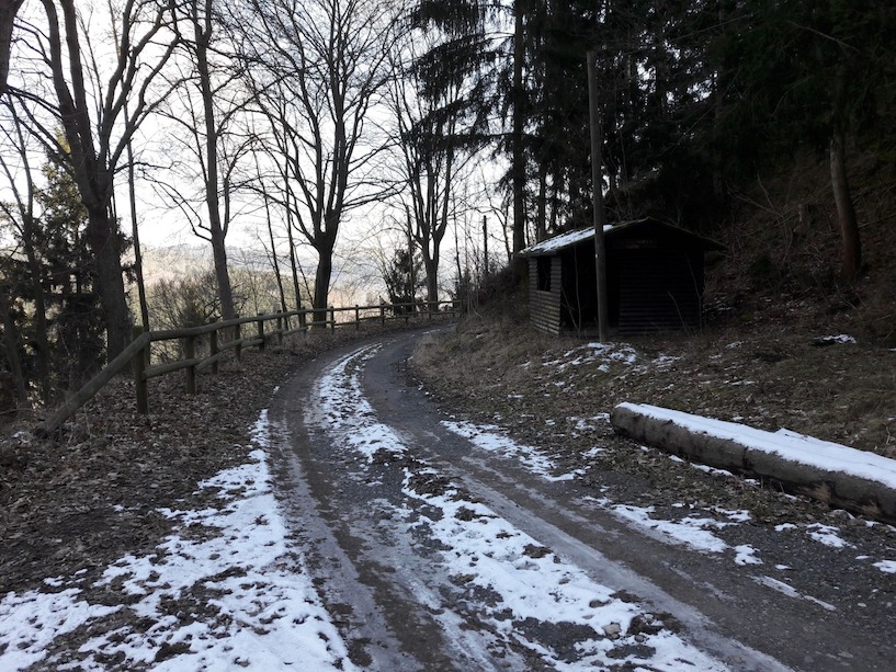 Hohenwarte, Drachenschwanzhäuschen, Wanderweg, Schnee, Winter, kalt