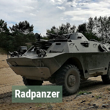 Radpanzer, Panzer fahren, Foto basenio.de