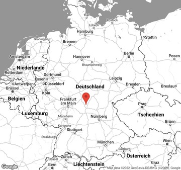 Karte von Ballonfahrt