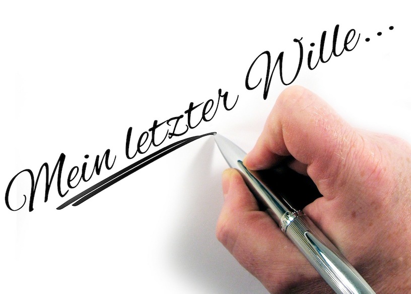 Wie schreibe ich ein Testament richtig | Muster Bild zum Artikel: Wie schreibe ich ein Testament richtig | Muster