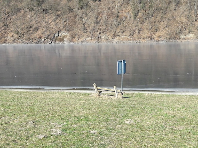 Altenroth, Hohenwarte, Sitzbank, Wasser