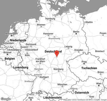 Karte von Übernachten im Stasi Bunker