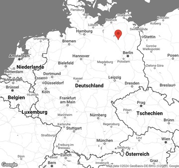 Karte von Motorboot mieten: halber Tag