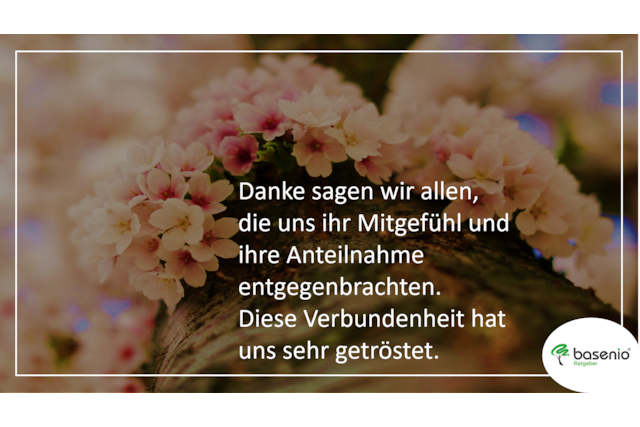 Danksagungsspruch